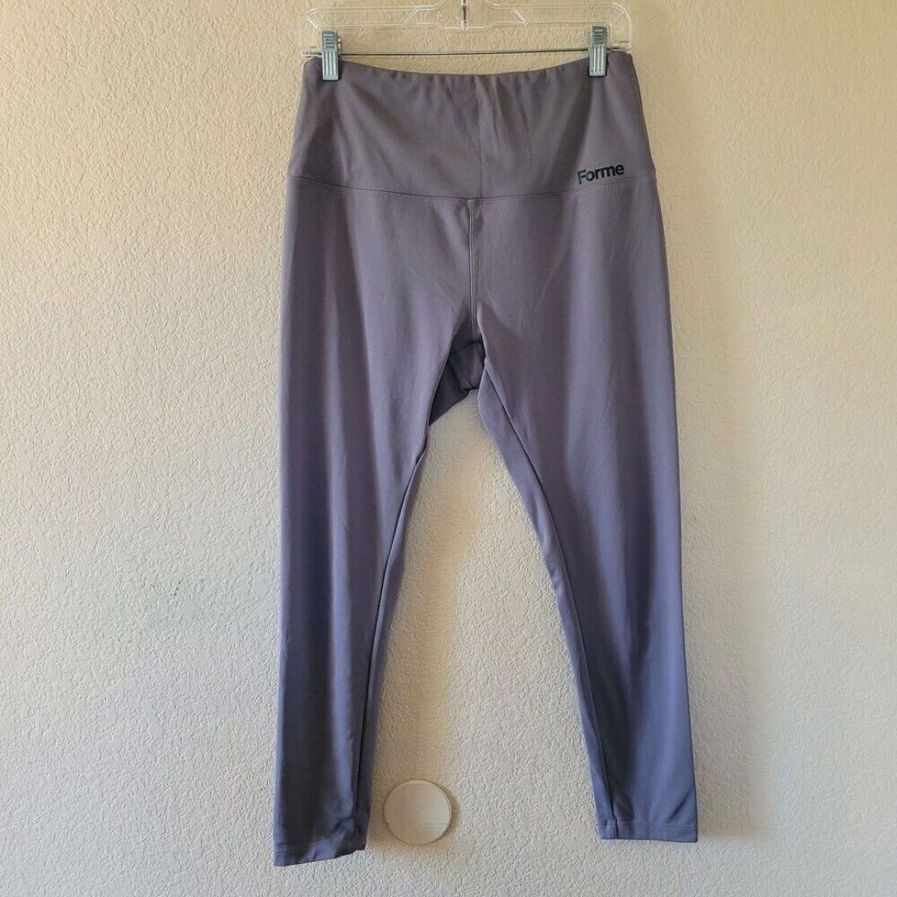 Forme Leggings Women Size Xlarge Gray Ankle Stretch Performance Workout Comfort